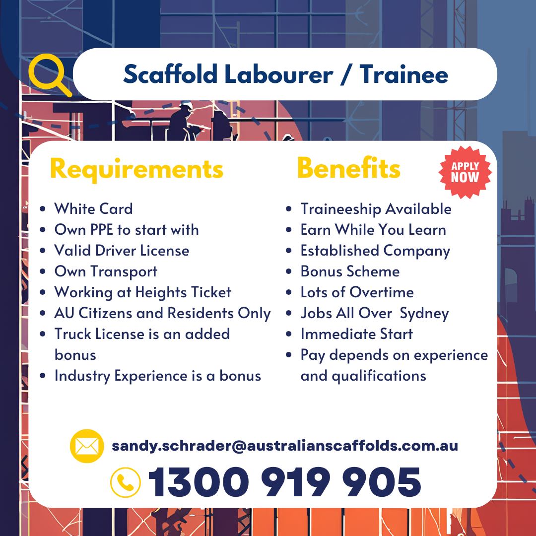 Scaffold Labourer / Trainee