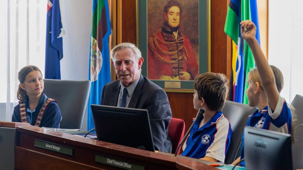 Students visit Hawkesbury Council