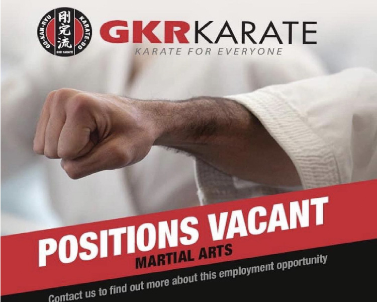 GKR Karate Career Opportunity - Apply Now!